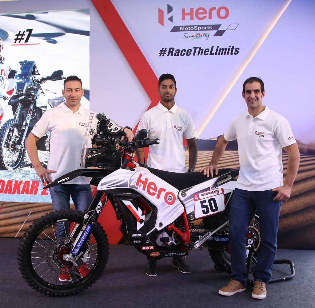 Hero Motorsports Team Rally announces three rider squad for Dakar 2019