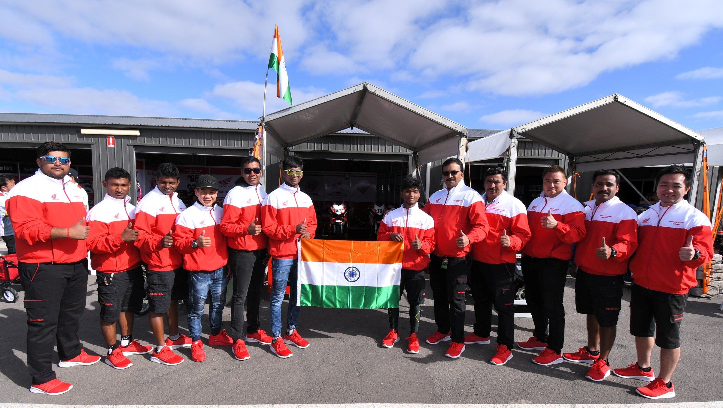 Honda India’s Idemitsu racing team arrives in Thailand for Round 3 of the FIM ARRC