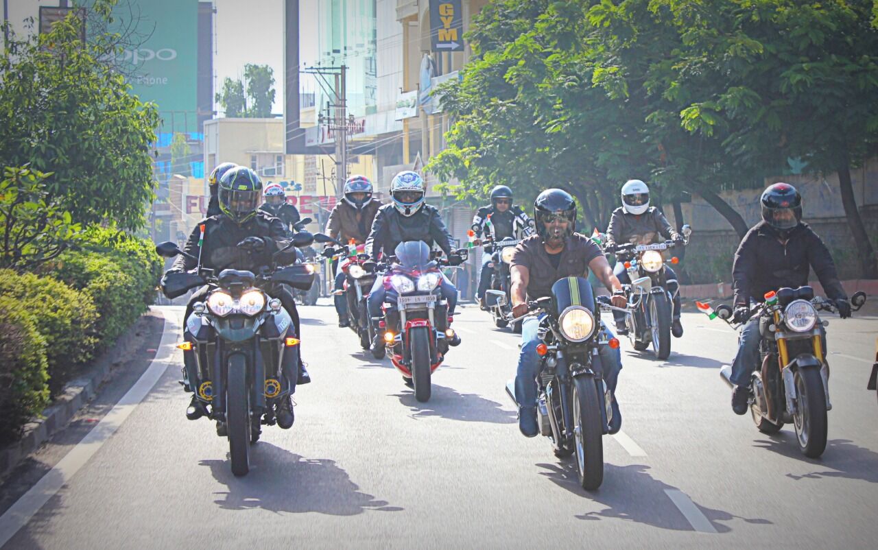 Triumph gears up for ‘Ride for Freedom’ with the Smile Foundation