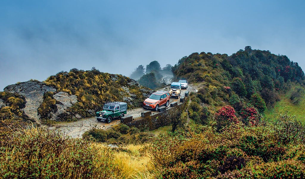 An epic birthday bash in the land of Land Rovers