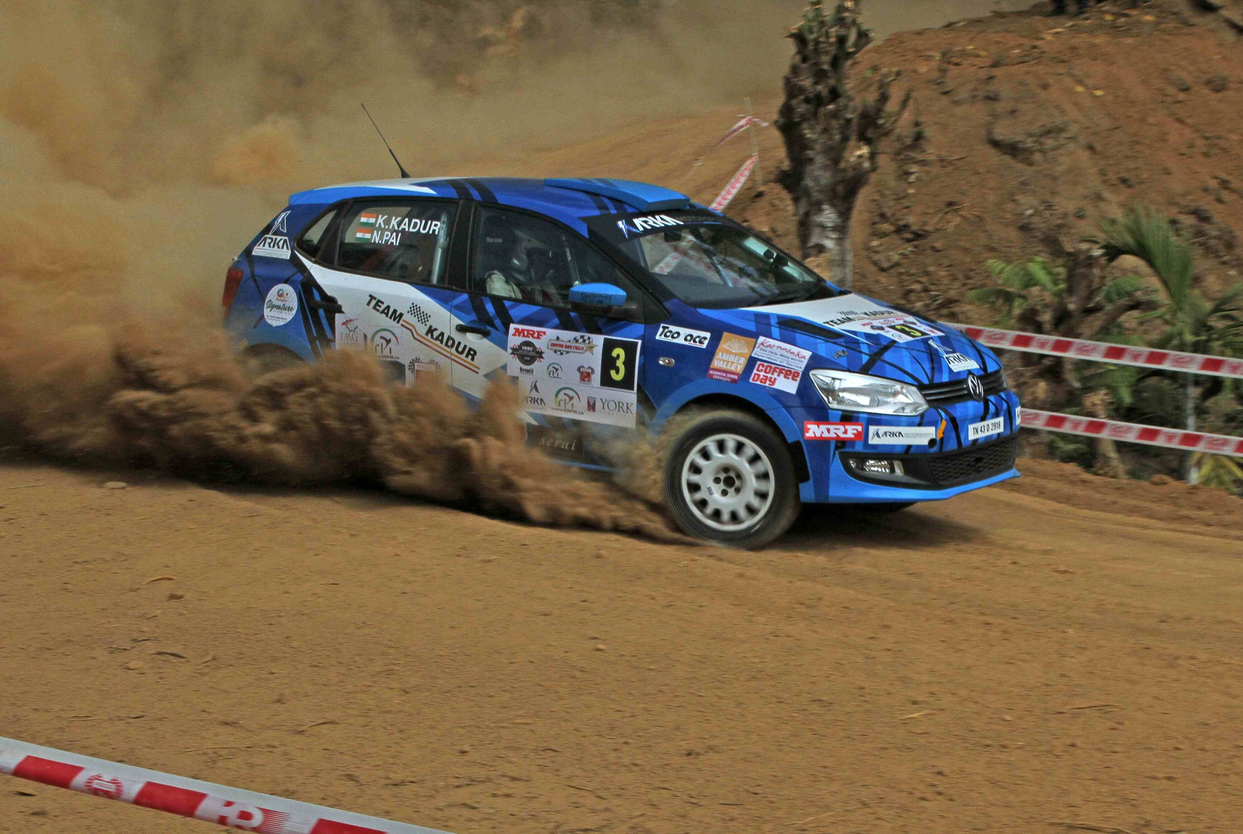 MRF INRC round 4 – Karna Kadur and Nikhil Pai win Coffee Day India Rally