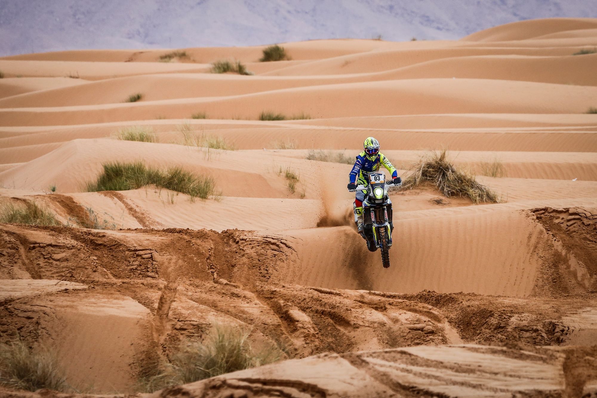 Sherco TVS Rally Factory Team begins Merzouga Rally on a high