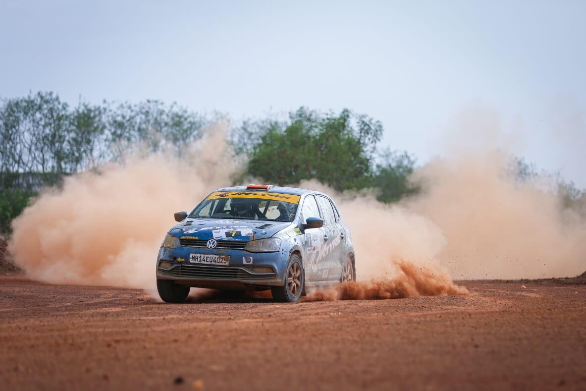 Team Champion’s Dean Mascarenhas leads the 41st INRC – South India Rally