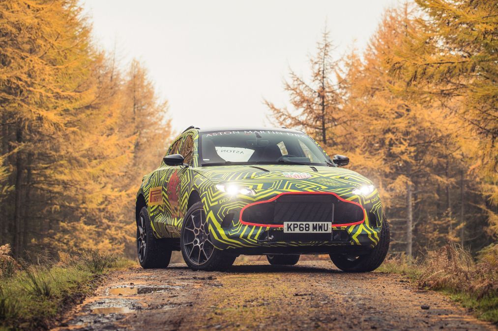 Aston Martin DBX spotted testing at the Nurburgring