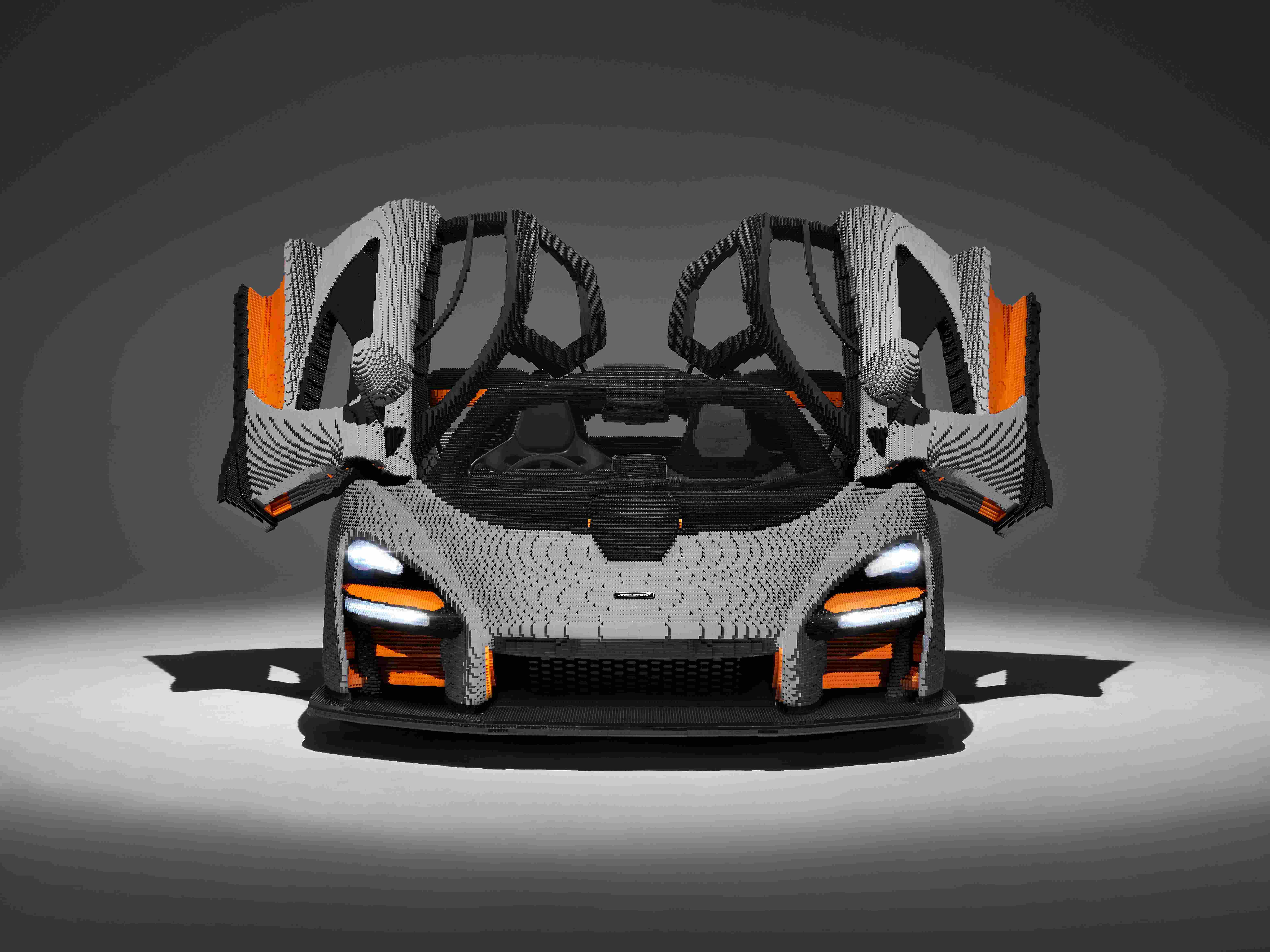 Lego makes full-scale replica of McLaren Senna using nearly half a million bricks