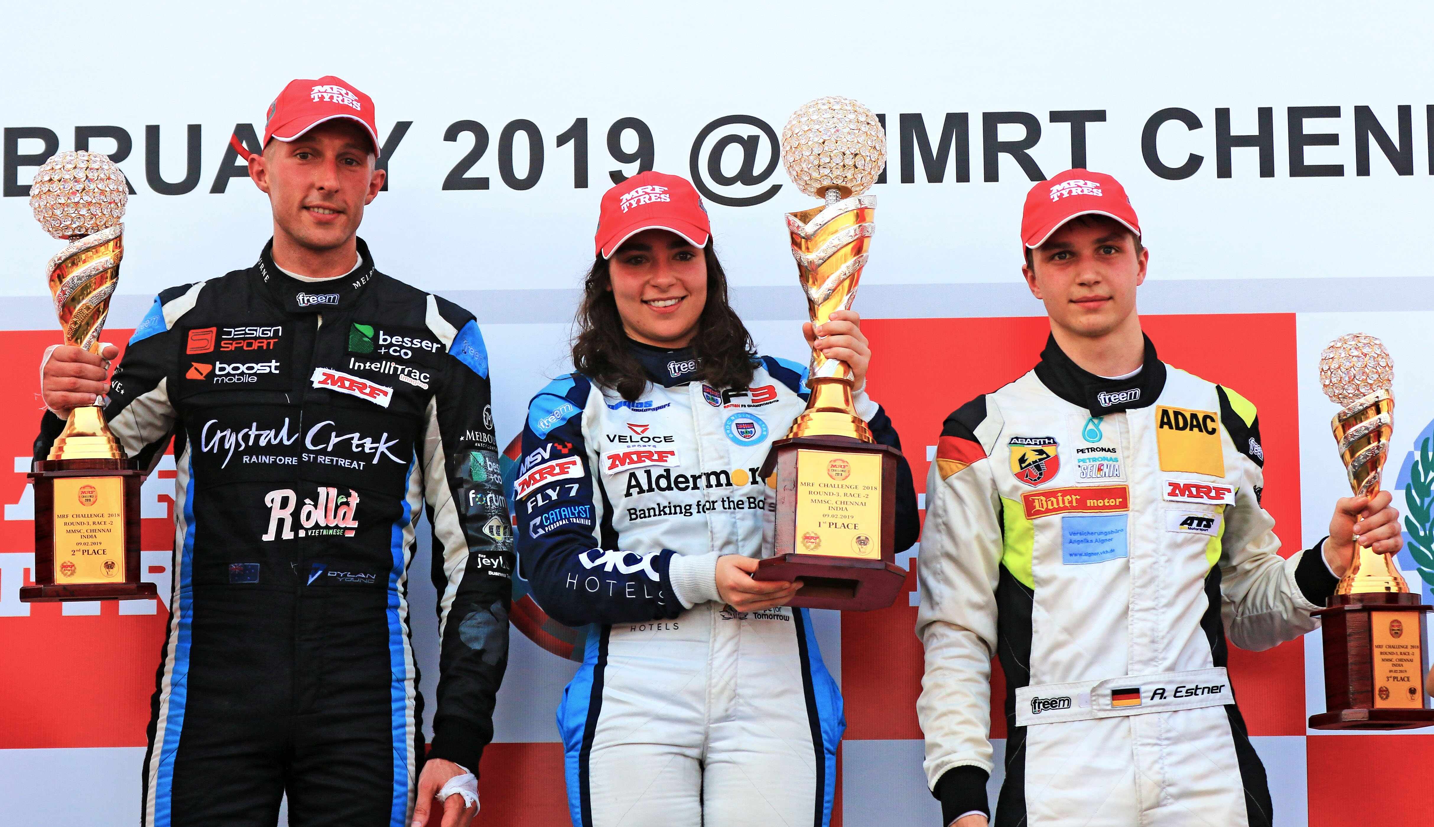 MRF Challenge Round 3 – Jamie Chadwick leads race-day one