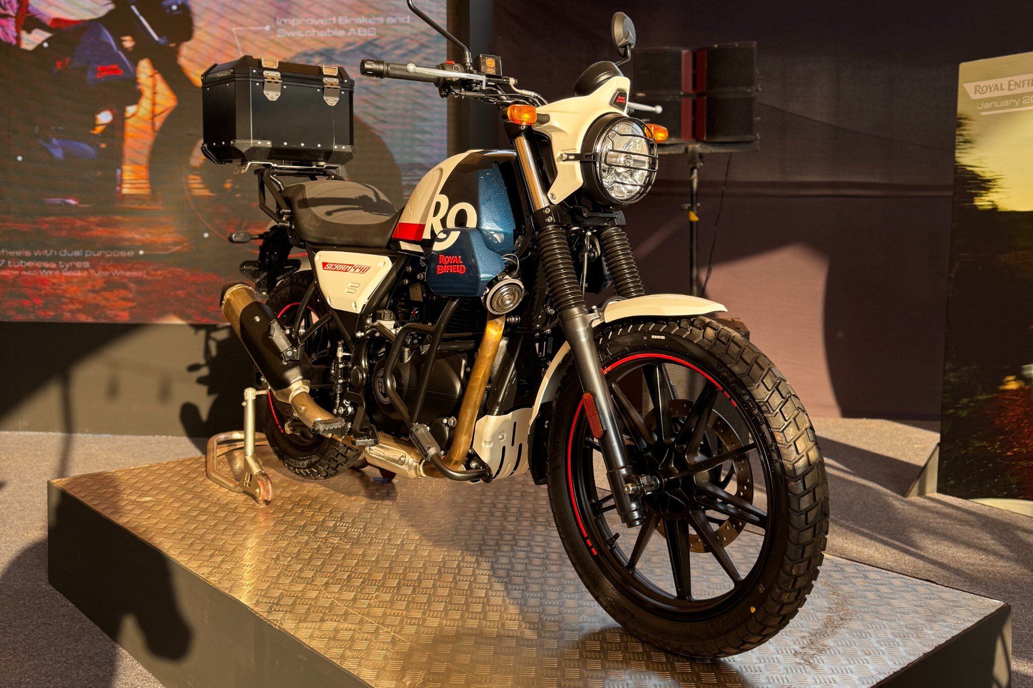 Royal Enfield Scram 440 unveiled