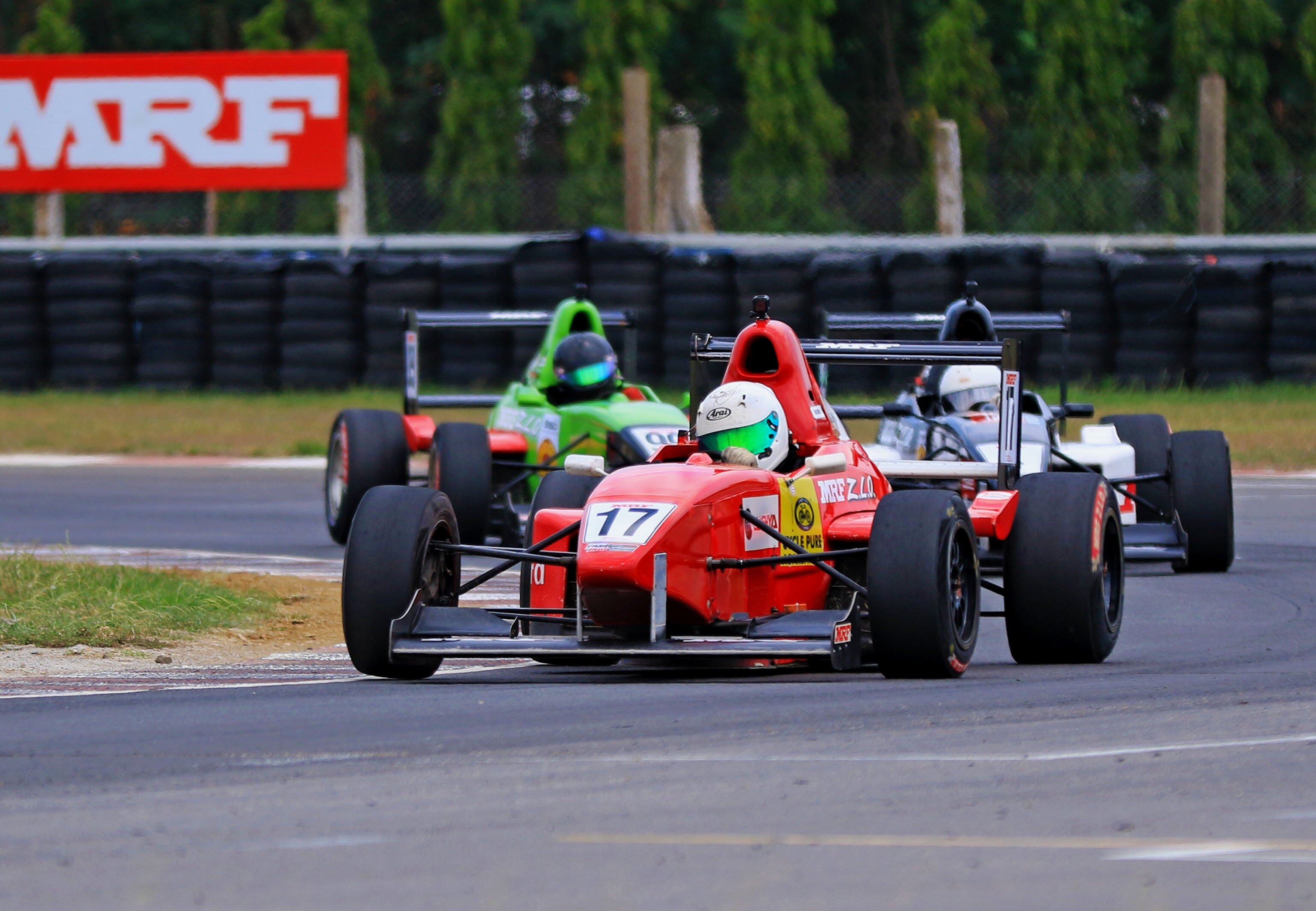 INRC Round five: Raghul Rangasamy wins in the MRF Formula 1600 category