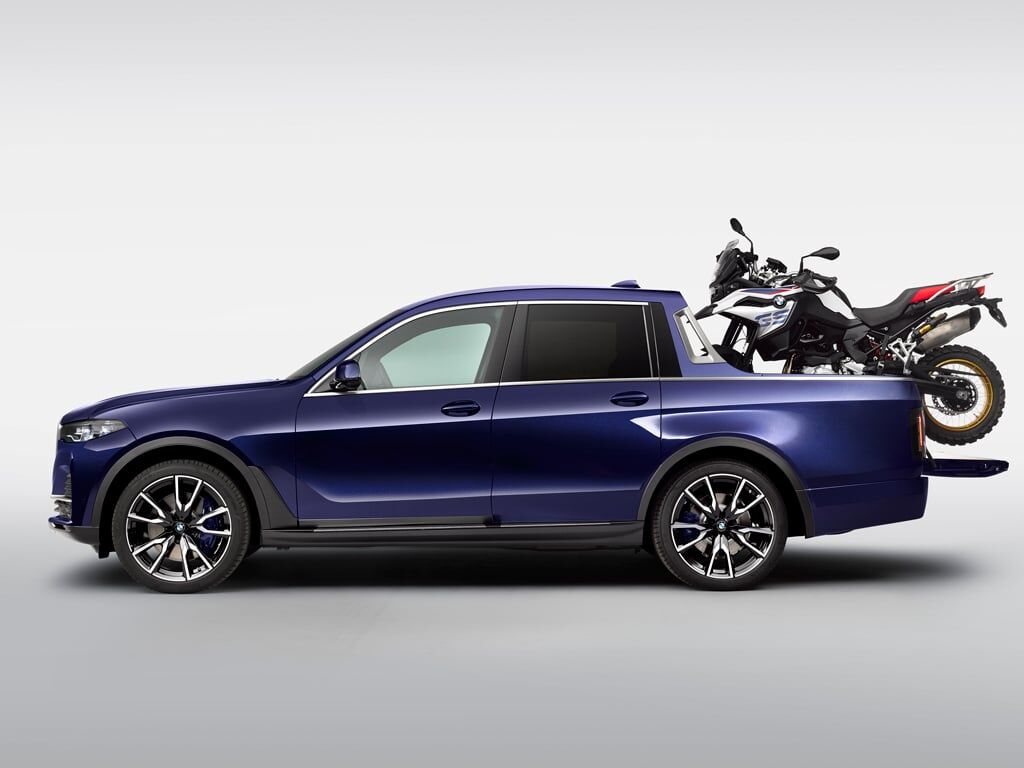 BMW X7 Pick-up concept showcased at BMW Motorrad Days