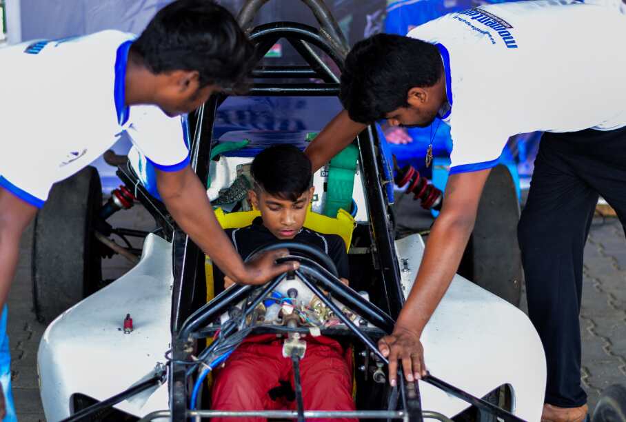 Tijil Rao overcomes clubfoot to make heroic debut at MRF INRC’s Formula LGB 1300