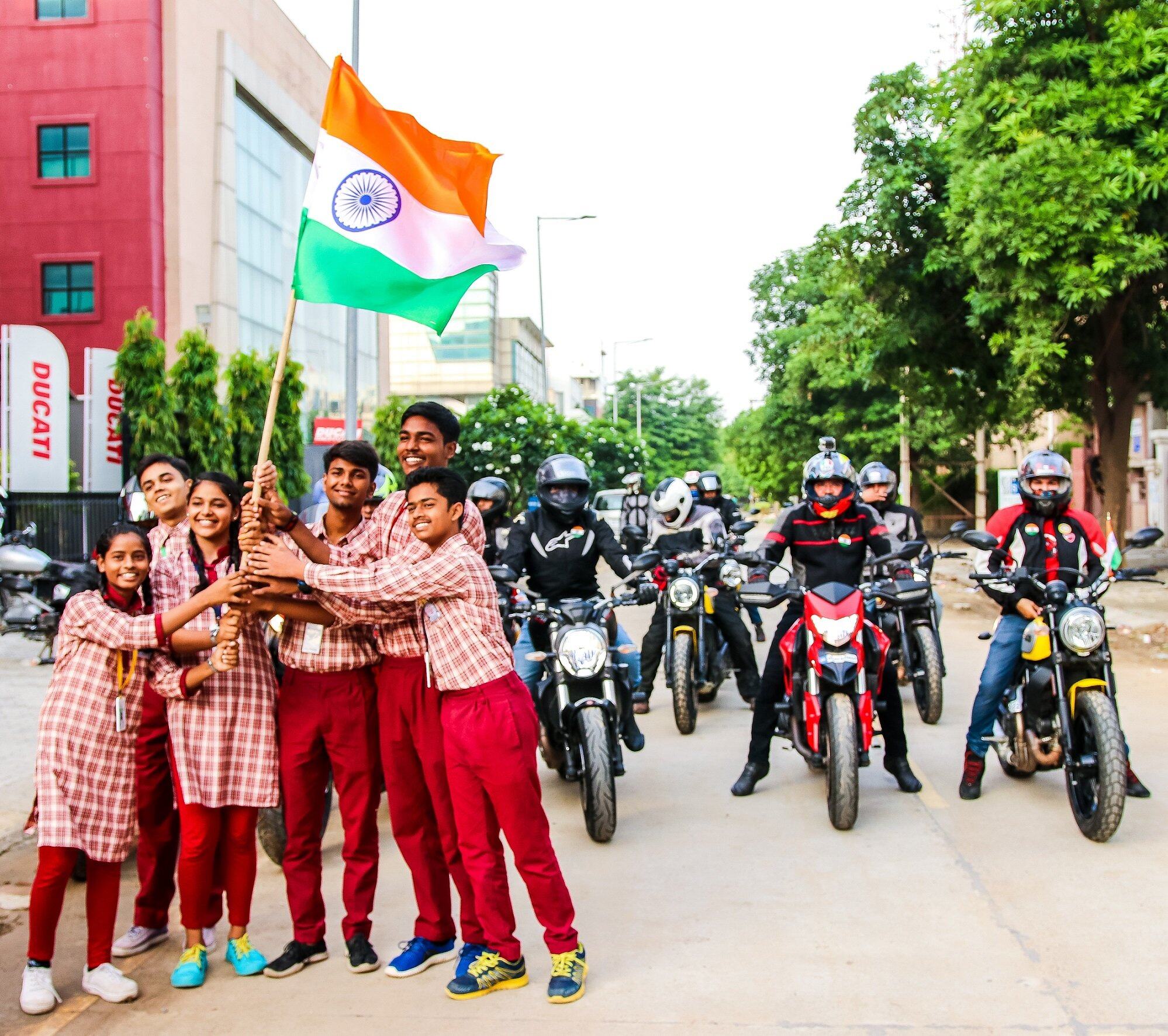 Ducati India celebrates Independence Day with Lotus Petal Foundation