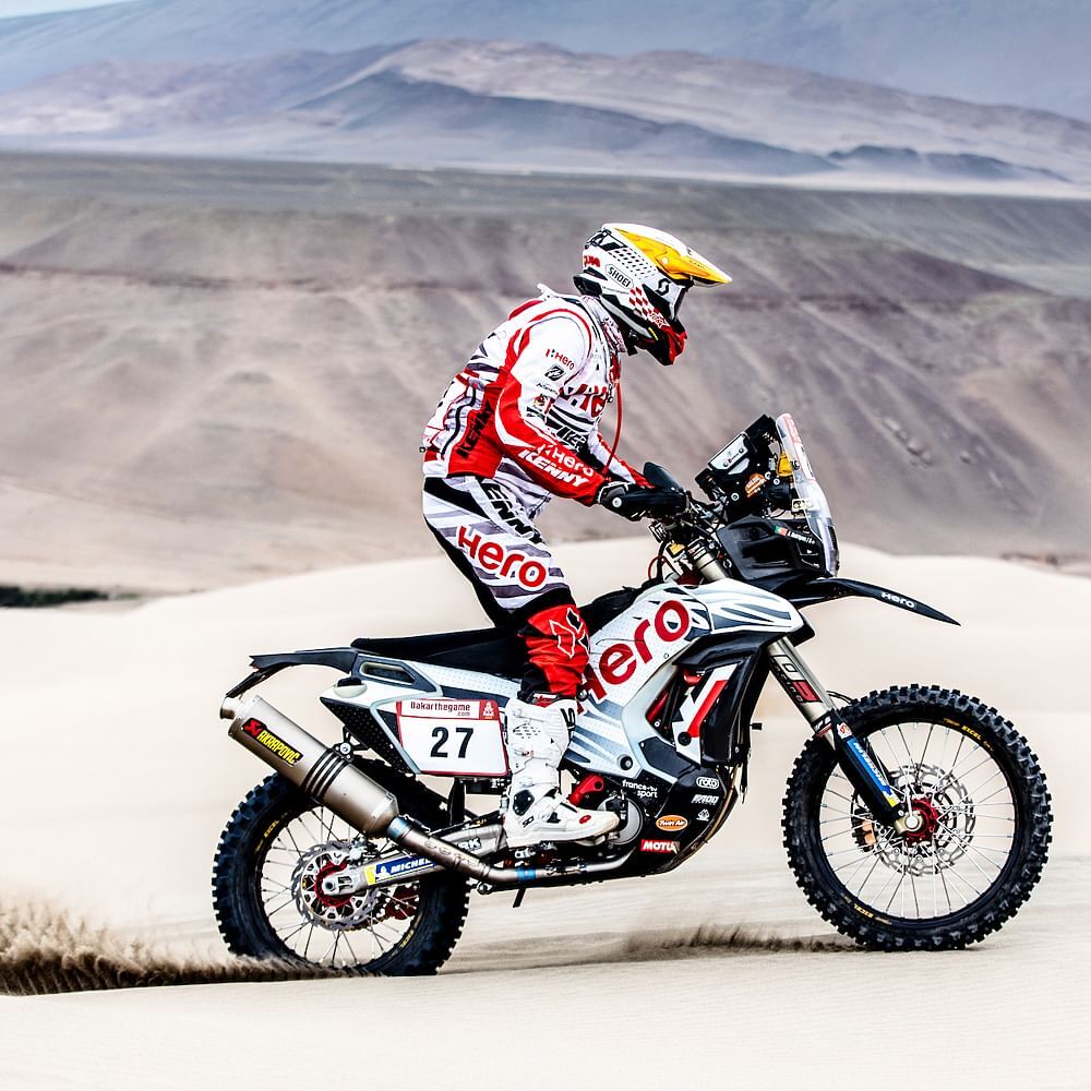 Dakar 2019, stage 6: Hero MotoSports’ Mena on a high