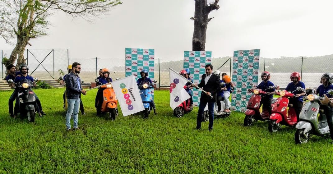 Piaggio India flags off the first edition of Vespa tours in Goa