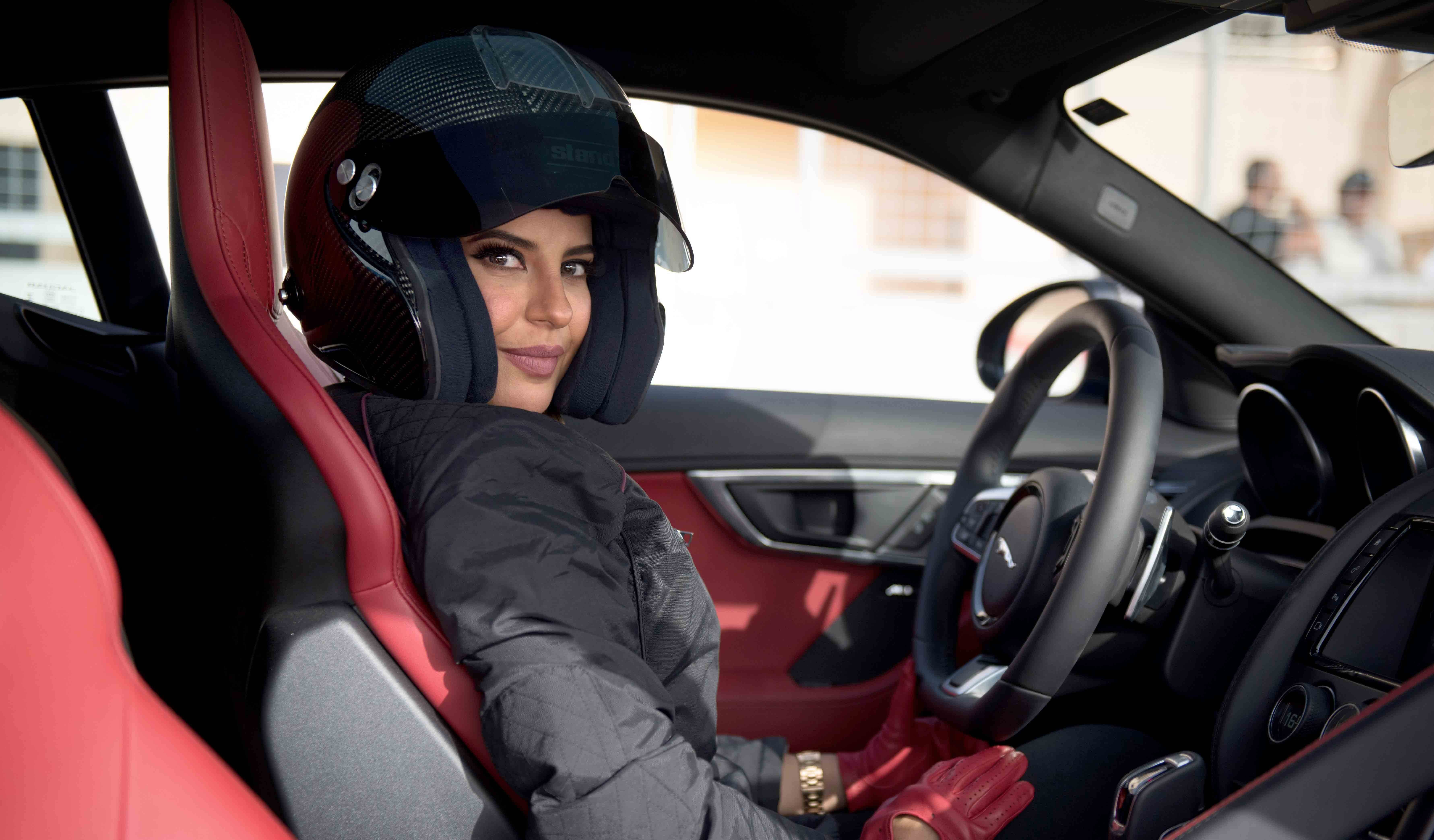 Saudi Woman Aseel-Al-Hamad partners with Jaguar to commemorate lifted ban