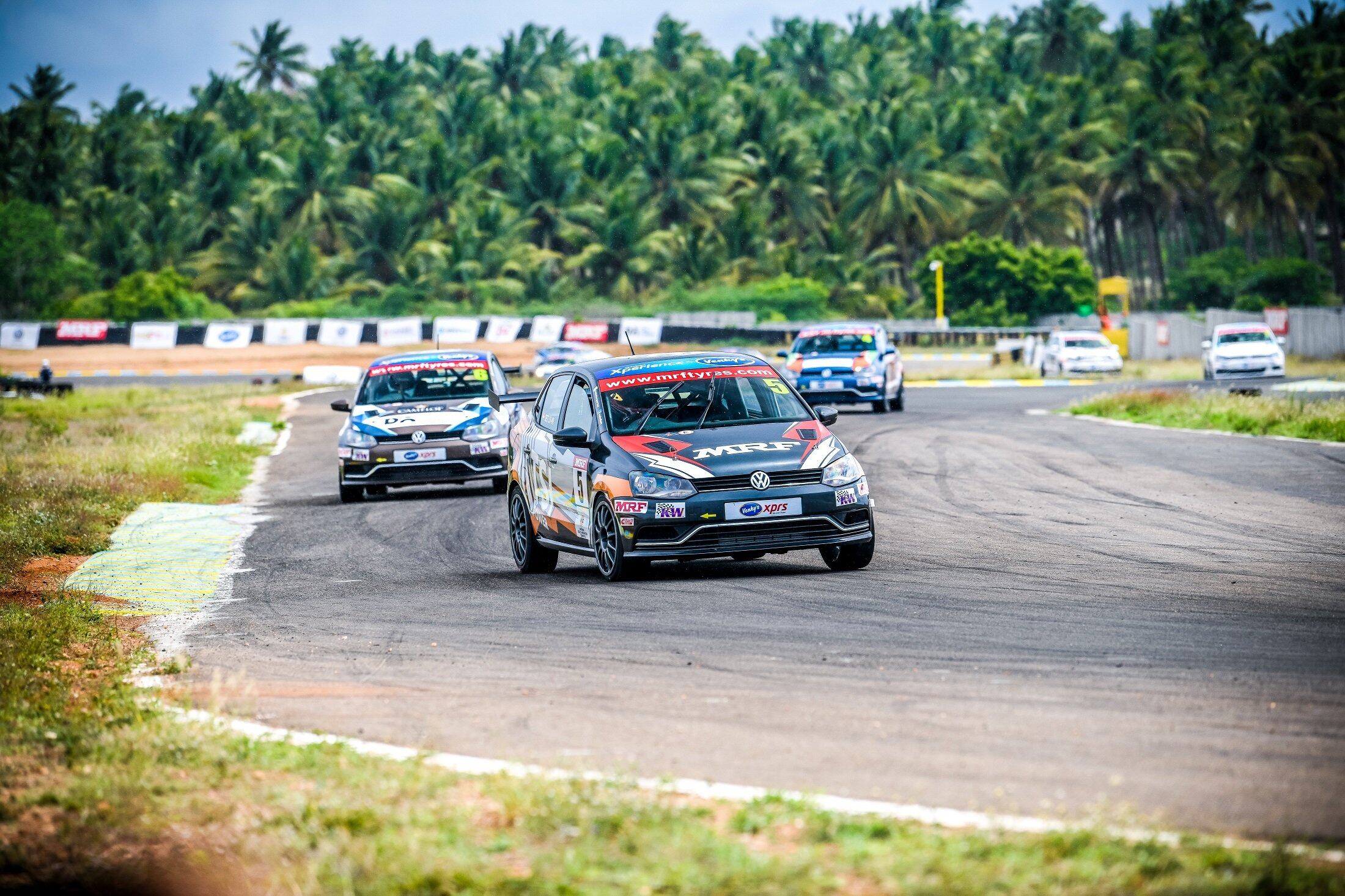 Jeet Jhabakh wins opening Volkswagen Ameo Class race in Coimbatore