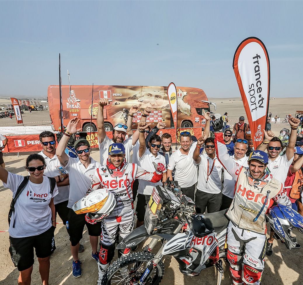 Dakar 2019: Hero MotoSports bags a top 10 position for the second time