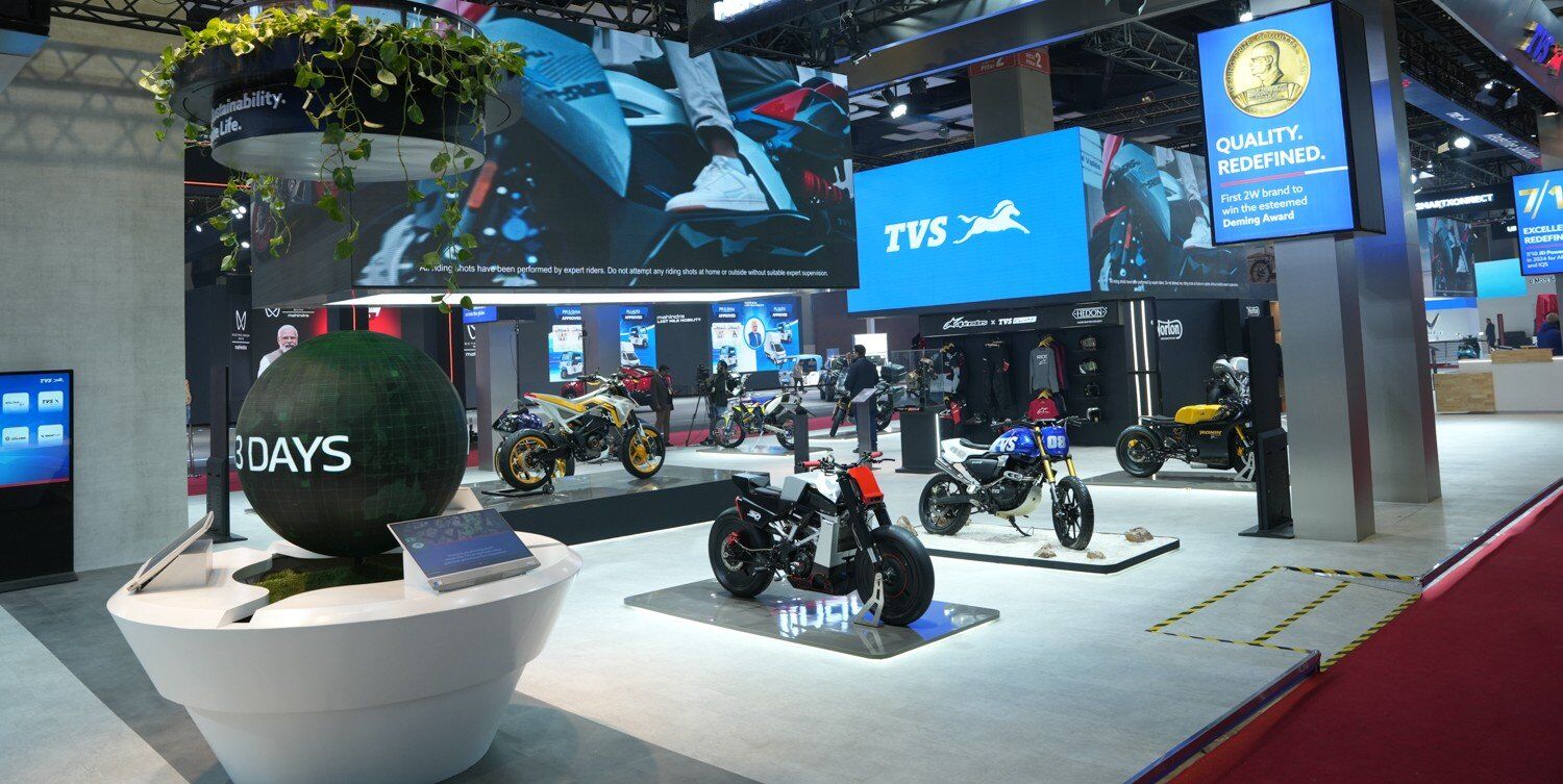 TVS Motor Company unveils multiple new concepts at Bharat Mobility Global Expo 2025