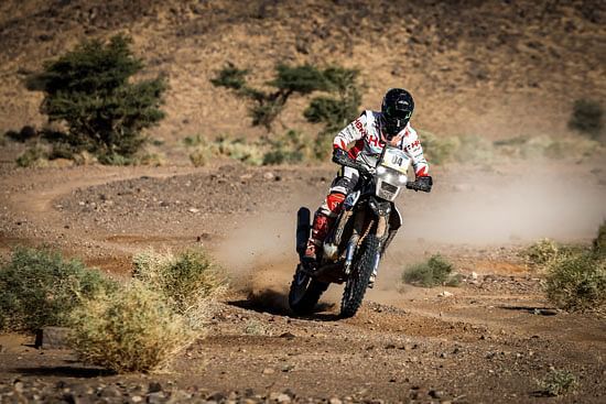 Hero MotoSports Team Rally bags a podium in the Merzouga Rally 2019