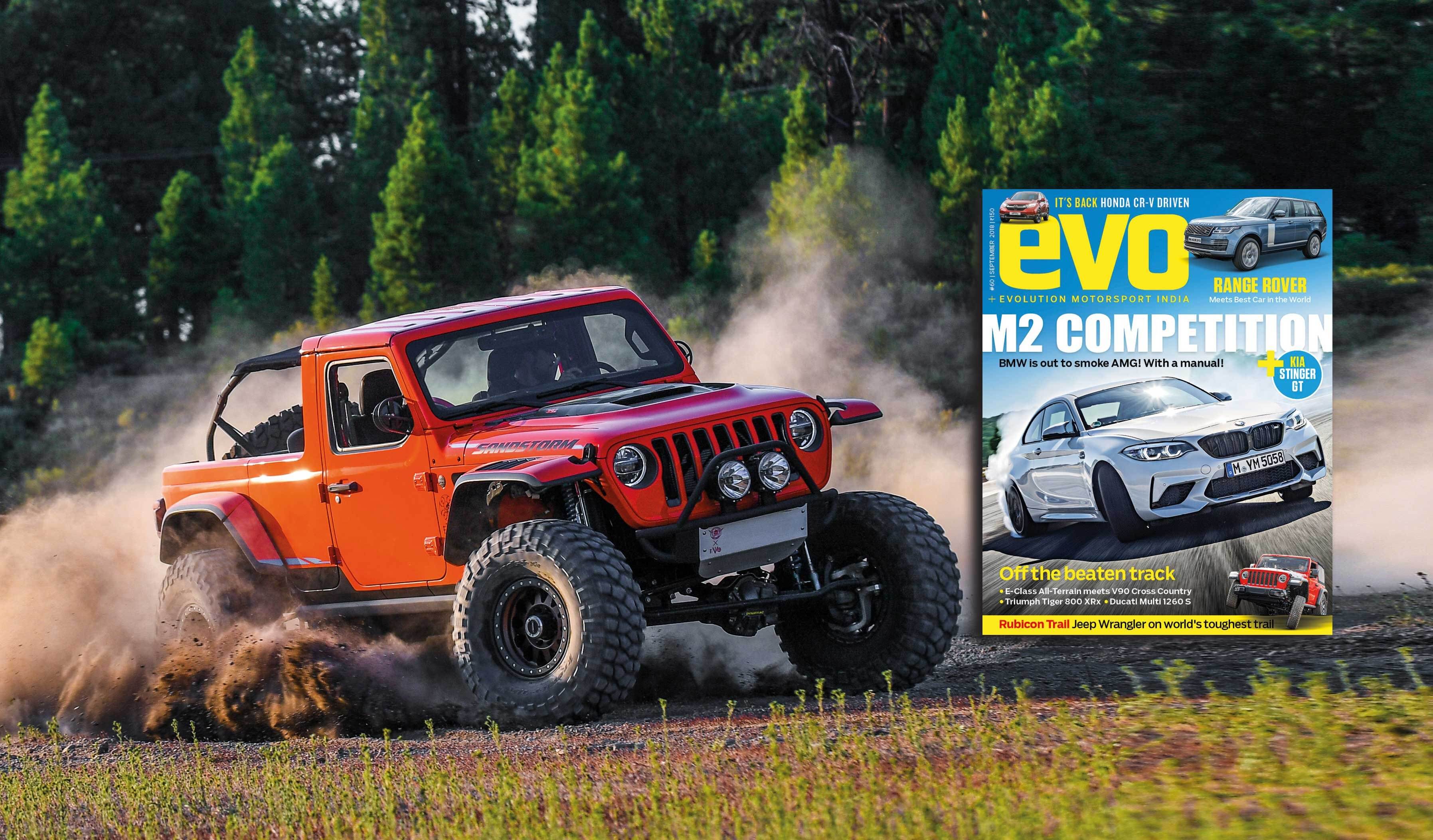 We muscle our way around in the September 2018 issue of evo India – On stands now!