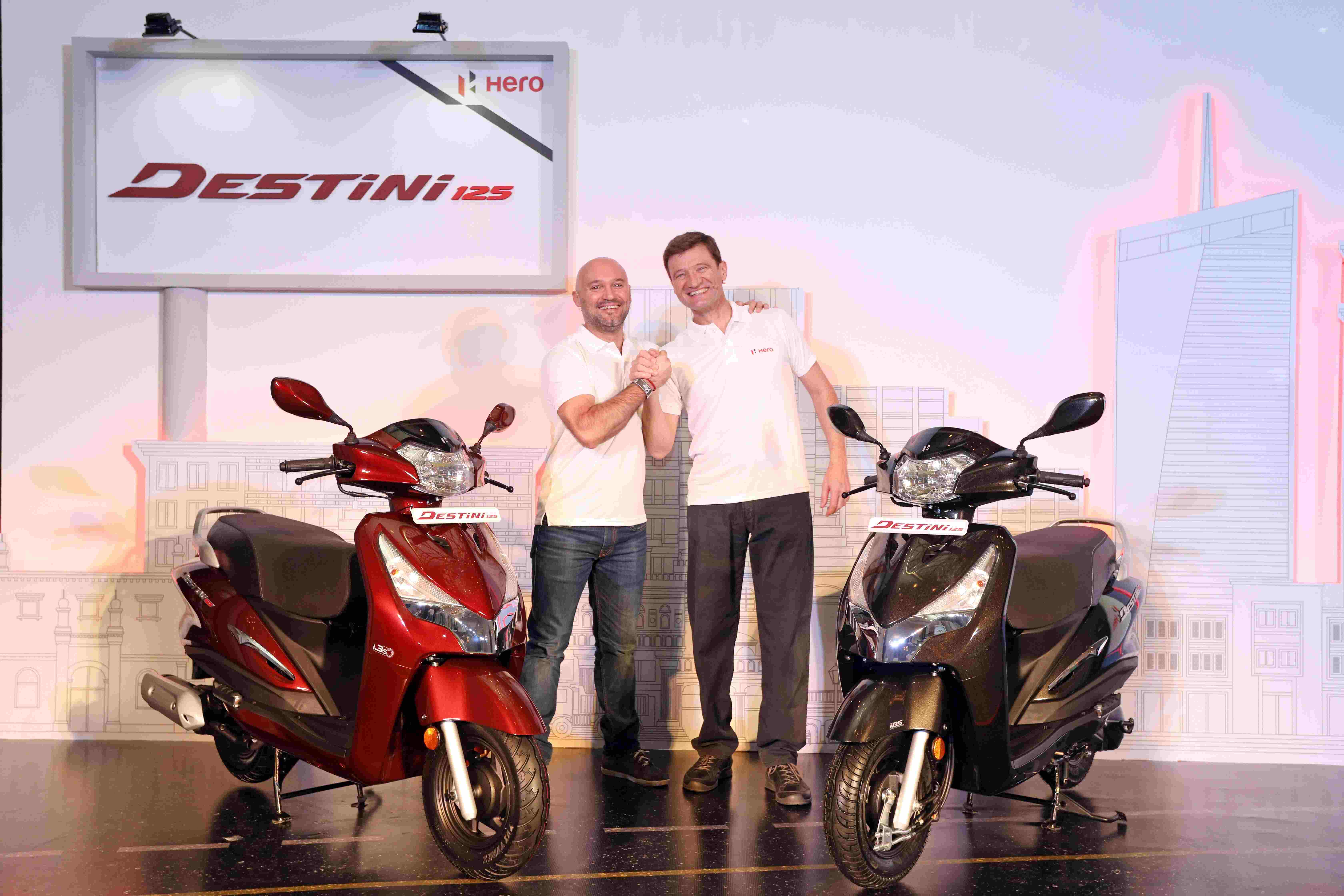 Hero MotoCorp launches Destini 125 scooter at Rs 54,650