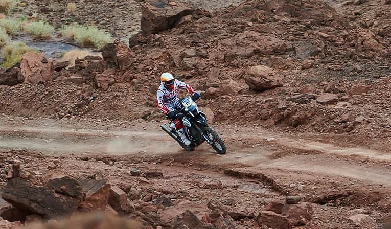 Hero MotoSport Team rally shows a promising start at the Merzouga Rally 2019