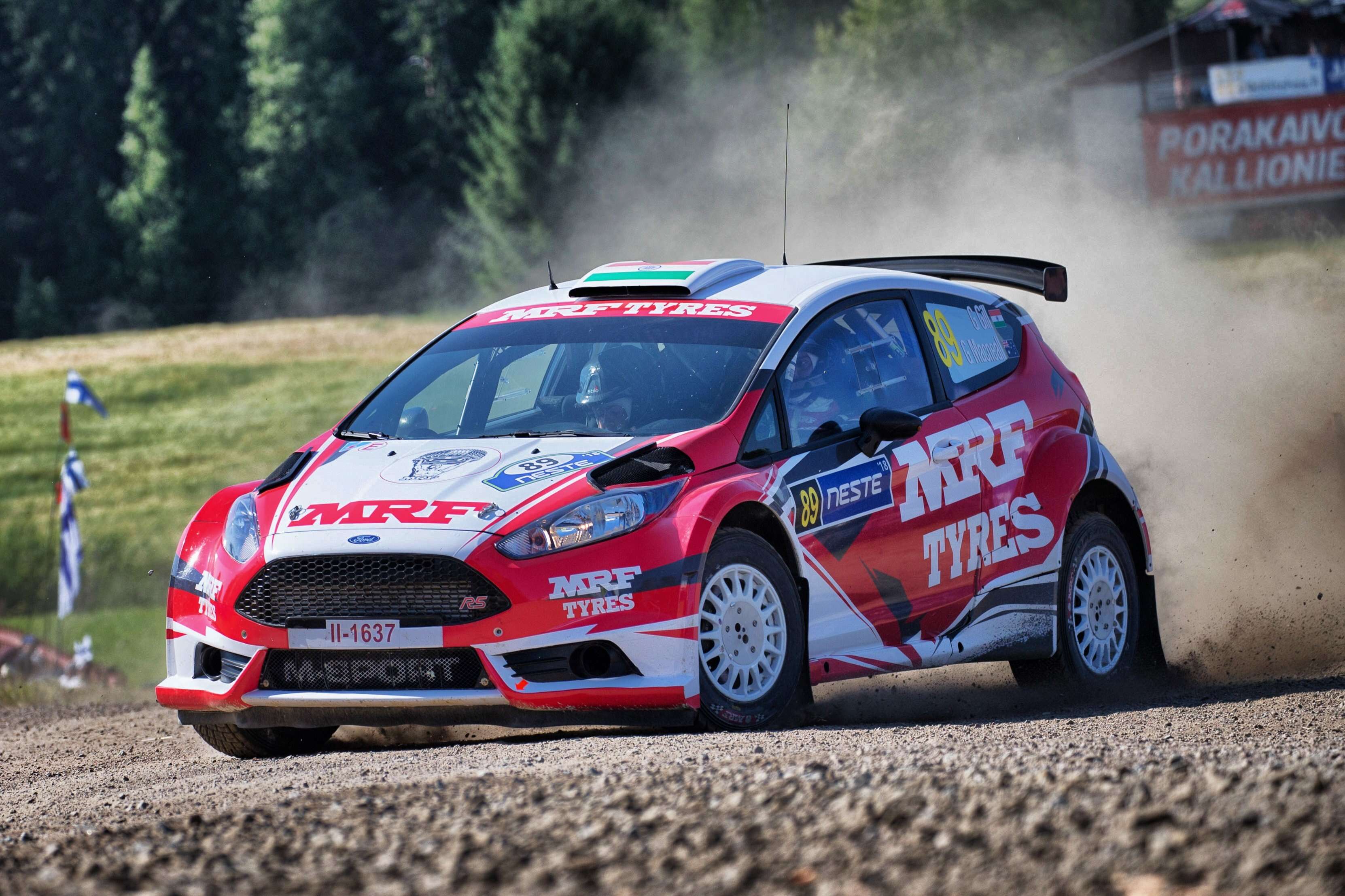 A successful outing for Team MRF Tyres at WRC’s Rally Finland